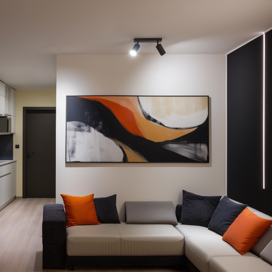 Brilagi - LED RGBW ściemnialna oprawa punktowa SELE 2xGU10/6W/230V 3000K antracyt + pilot zdalnego sterowania