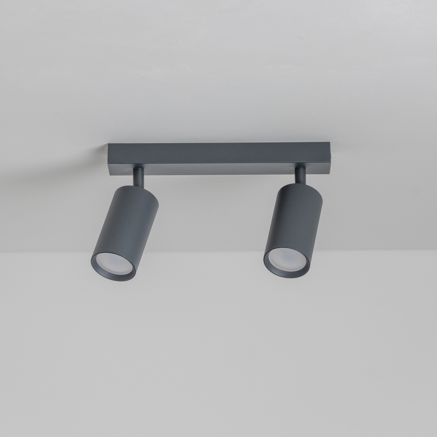 Brilagi - LED RGBW ściemnialna oprawa punktowa SELE 2xGU10/6W/230V 3000K antracyt + pilot zdalnego sterowania