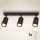Brilagi - LED RGBW ściemnialna oprawa punktowa SELE 3xGU10/4,8W/230V 3000K czarny/złoty + zdalne sterowanie