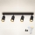 Brilagi - LED RGBW ściemnialna oprawa punktowa SELE 4xGU10/4,8W/230V 3000K czarny/złoty + pilot zdalnego sterowania