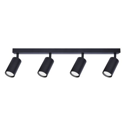 Brilagi - LED RGBW ściemnialna oprawa punktowa SELE 4xGU10/4,8W/230V 3000K czarna + pilot zdalnego sterowania