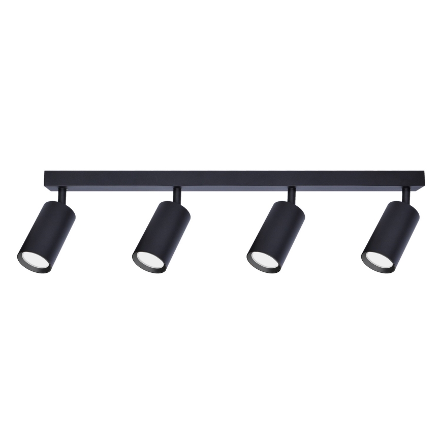 Brilagi - LED RGBW ściemnialna oprawa punktowa SELE 4xGU10/4,8W/230V 3000K czarna + pilot zdalnego sterowania