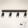 Brilagi - LED RGBW ściemnialna oprawa punktowa SELE 4xGU10/6,5W/230V 2700-6500K czarna