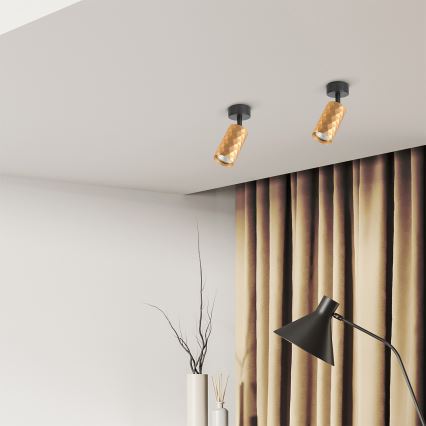 Brilagi - LED RGBW ściemnialna oprawa punktowa SELE DIAMANT 1xGU10/4,8W/230V złota + pilot zdalnego sterowania