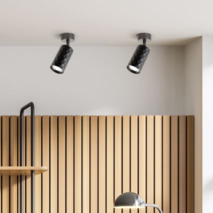 Brilagi - LED RGBW ściemnialna oprawa punktowa SELE DIAMANT 1xGU10/6,5W/230V 2700-6500K Wi-Fi czarna