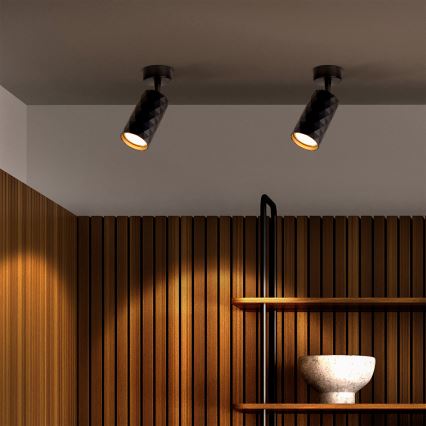 Brilagi - LED RGBW ściemnialna oprawa punktowa SELE DIAMANT 1xGU10/6W/230V 3000K Wi-Fi czarna