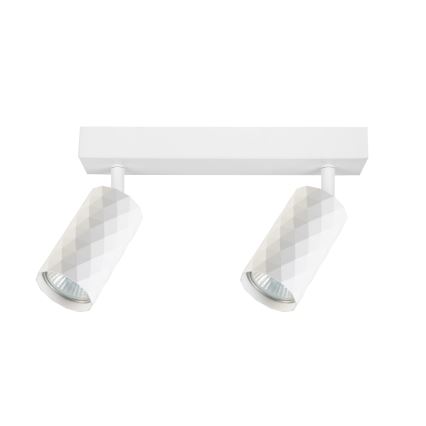 Brilagi - LED RGBW ściemnialna oprawa punktowa SELE DIAMANT 2xGU10/4,8W/230V 3000K biała + pilot zdalnego sterowania