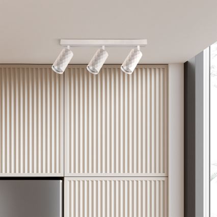 Brilagi - LED RGBW Ściemnialna oprawa punktowa SELE DIAMANT 3xGU10/6W/230V 3000K Wi-Fi biała