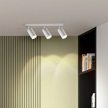 Brilagi - LED RGBW Ściemnialna oprawa punktowa SELE DIAMANT 3xGU10/4,8W/230V 3000K biała + pilot zdalnego sterowania