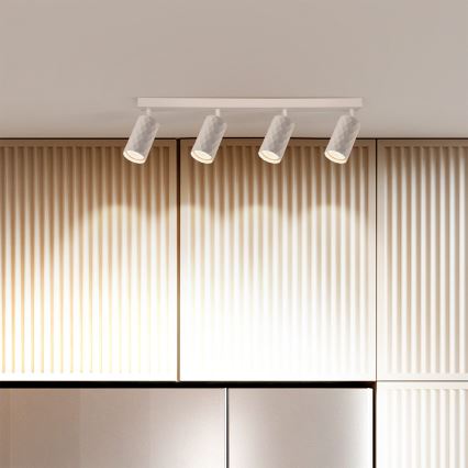 Brilagi - Oprawa punktowa LED RGBW ściemnialna SELE DIAMANT 4xGU10/6,5W/230V 2700-6500K Wi-Fi biała