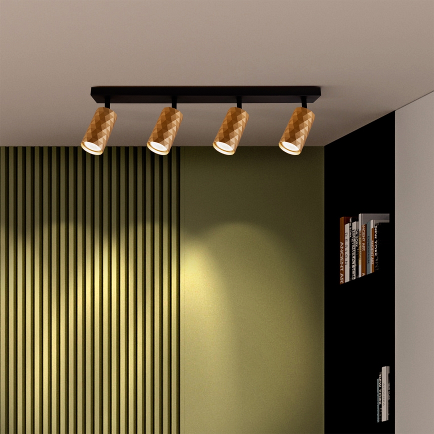 Brilagi - LED RGBW ściemnialna oprawa punktowa SELE DIAMANT 4xGU10/6,5W/230V 2700-6500K Wi-Fi złota