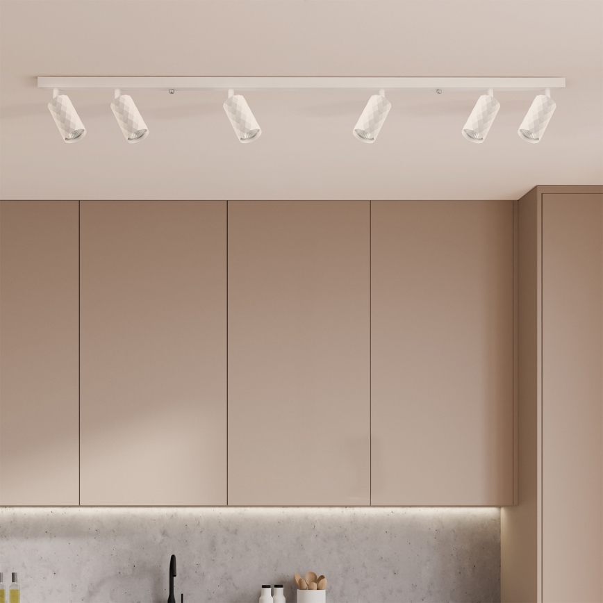 Brilagi - LED RGBW ściemnialna oprawa punktowa SELE DIAMANT 6xGU10/6,5W/230V 2700-6500K Wi-Fi biała