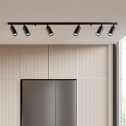 Brilagi - LED RGBW ściemnialna oprawa punktowa SELE DIAMANT 6xGU10/6,5W/230V 2700-6500K Wi-Fi czarna