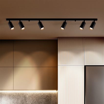 Brilagi - LED RGBW ściemnialna oprawa punktowa SELE DIAMANT 6xGU10/6,5W/230V 2700-6500K Wi-Fi czarna