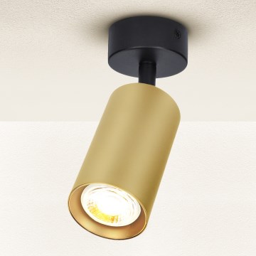 Brilagi - LED RGBW ściemnialna oprawa punktowa SELE GOLDEN 1xGU10/6,5W/230V 2700-6500K czarny/złoty