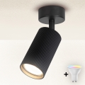 Brilagi - LED RGBW ściemnialna oprawa punktowa SELE MODERN 1xGU10/4,8W/230V 3000K czarna + zdalne sterowanie
