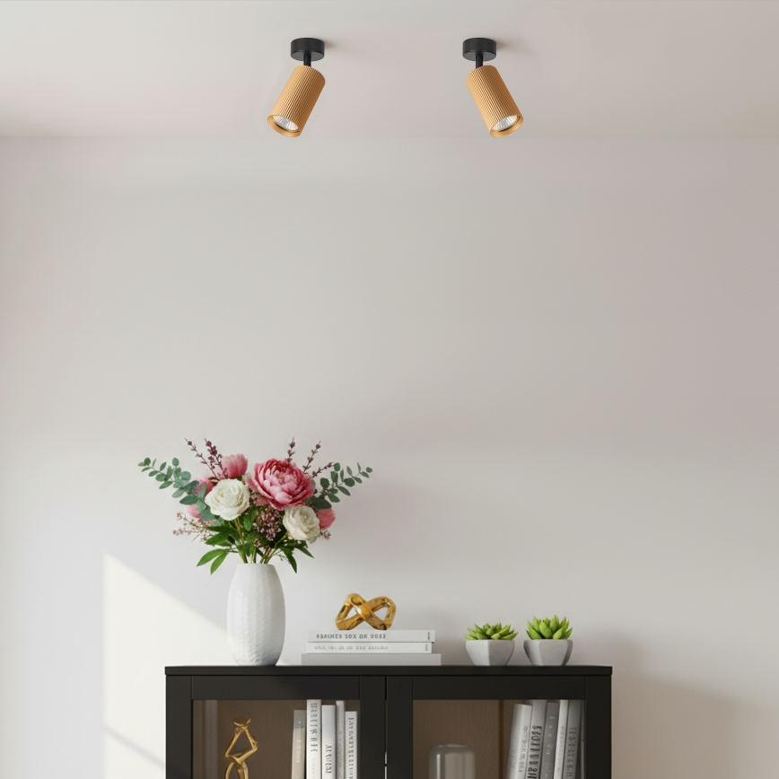 Brilagi - LED RGBW ściemnialna oprawa punktowa SELE MODERN 1xGU10/4,8W/230V 3000K złota + pilot zdalnego sterowania
