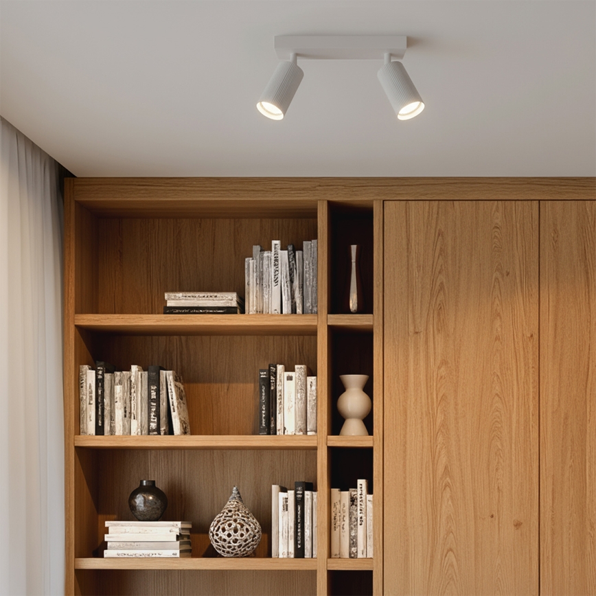 Brilagi - LED RGBW ściemnialna oprawa punktowa SELE MODERN 2xGU10/4,8W/230V 3000K biała + pilot zdalnego sterowania