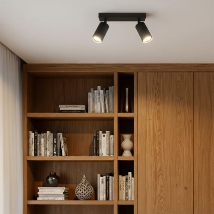 Brilagi - LED RGBW Ściemnialna oprawa punktowa SELE MODERN 2xGU10/6,5W/230V 2700-6500K Wi-Fi czarna