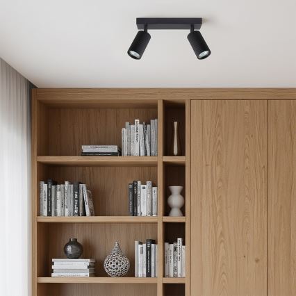 Brilagi - LED RGBW Ściemnialna oprawa punktowa SELE MODERN 2xGU10/6,5W/230V 2700-6500K Wi-Fi czarna