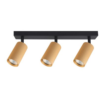 Brilagi - LED RGBW ściemnialna oprawa punktowa SELE MODERN 3xGU10/6W/230V 3000K złota + pilot zdalnego sterowania