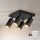 Brilagi - LED RGBW Ściemnialna oprawa punktowa SELE SQUARE 4xGU10/6,5W/230V 2700-6500K czarna/złota