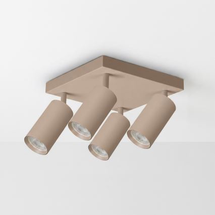 Brilagi - LED RGBW ściemnialna oprawa punktowa SELE SQUARE 4xGU10/6,5W/230V 2700-6500K beżowa