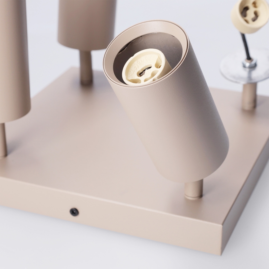 Brilagi - LED RGBW ściemnialna oprawa punktowa SELE SQUARE 4xGU10/6,5W/230V 2700-6500K beżowa