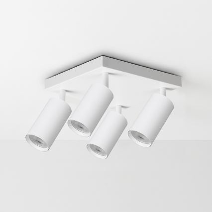 Brilagi - LED RGBW ściemnialny spot sufitowy SELE SQUARE 4xGU10/6,5W/230V 2700-6500K biały