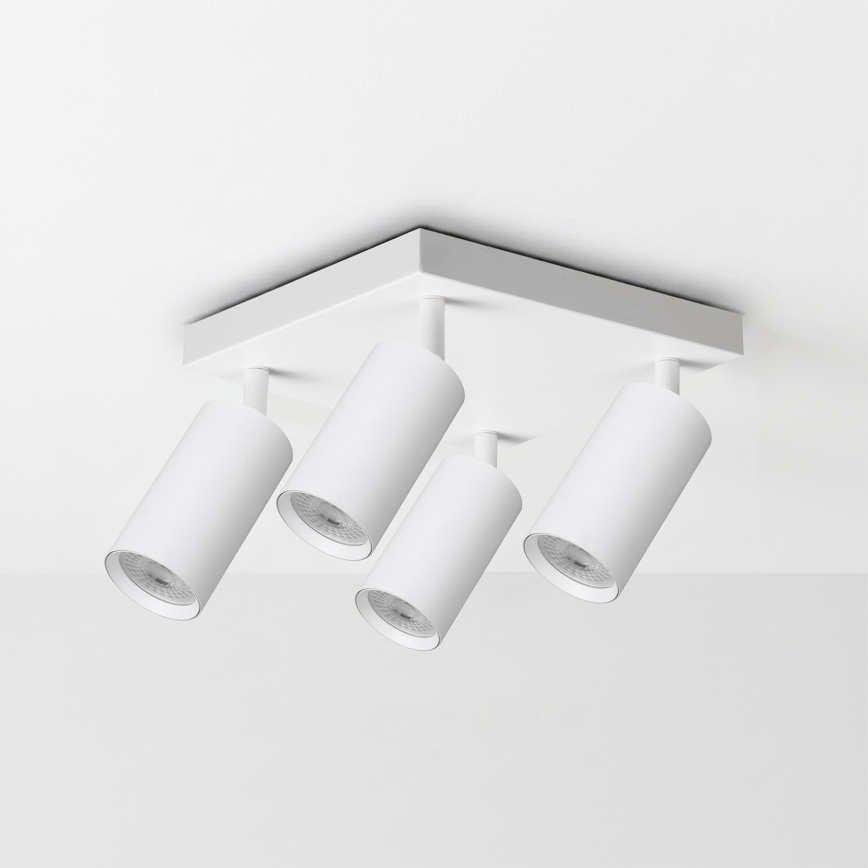 Brilagi - LED RGBW ściemnialny spot sufitowy SELE SQUARE 4xGU10/6,5W/230V 2700-6500K biały