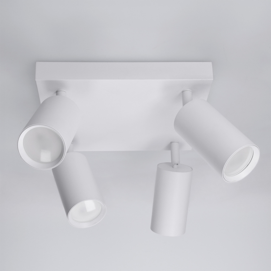 Brilagi - LED RGBW ściemnialny spot sufitowy SELE SQUARE 4xGU10/6,5W/230V 2700-6500K biały
