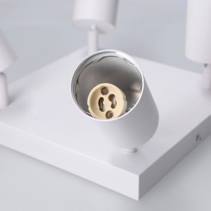 Brilagi - LED RGBW ściemnialny spot sufitowy SELE SQUARE 4xGU10/6,5W/230V 2700-6500K biały