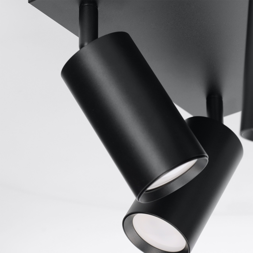 Brilagi - LED RGBW ściemnialna oprawa punktowa SELE SQUARE 4xGU10/6,5W/230V 2700-6500K czarna