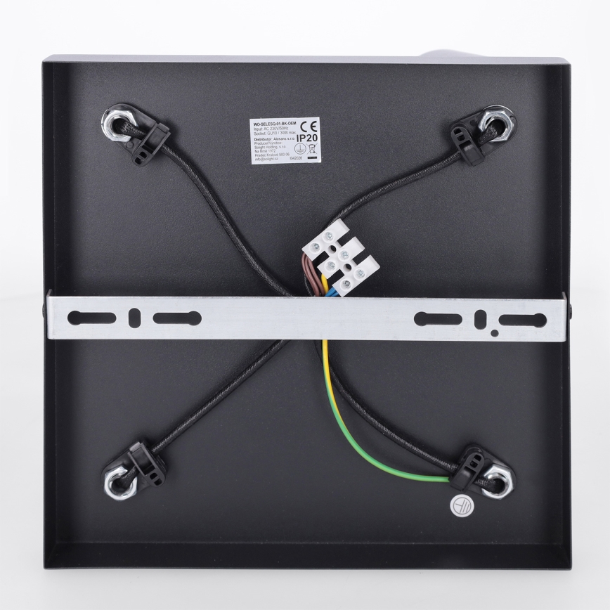 Brilagi - LED RGBW ściemnialna oprawa punktowa SELE SQUARE 4xGU10/6,5W/230V 2700-6500K czarna