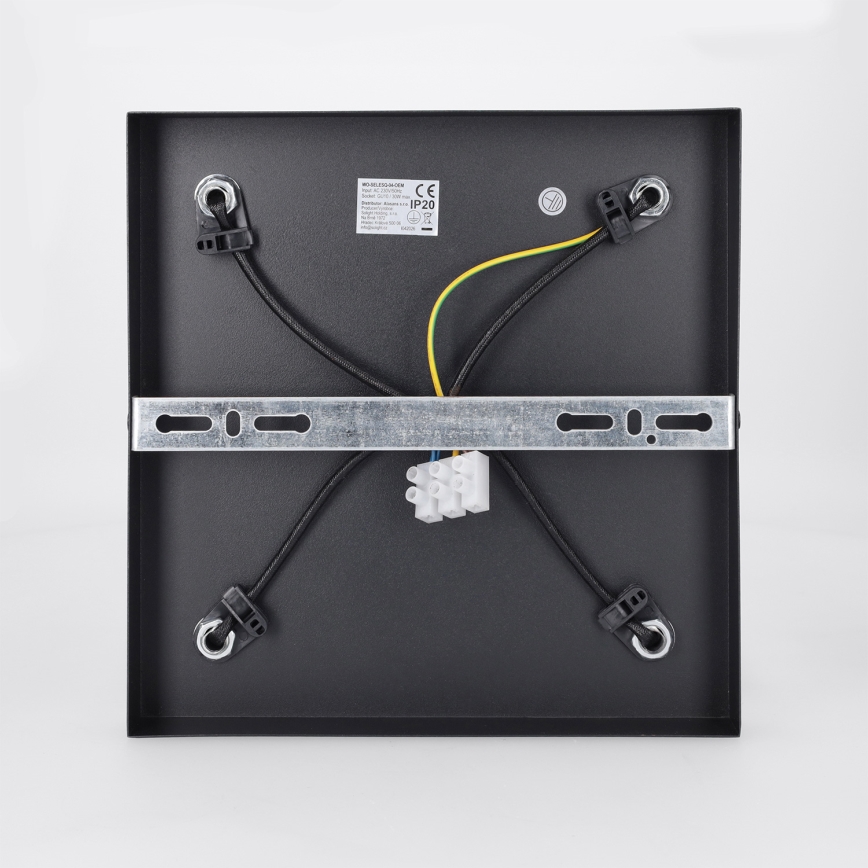 Brilagi - LED RGBW Ściemnialna oprawa punktowa SELE SQUARE 4xGU10/6,5W/230V 2700-6500K czarna/złota