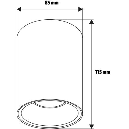 Brilagi - LED RGBW ściemnialna oprawa punktowa TRINE 1xGU10/30W/230V 2700-6500K Wi-Fi beżowa/złota