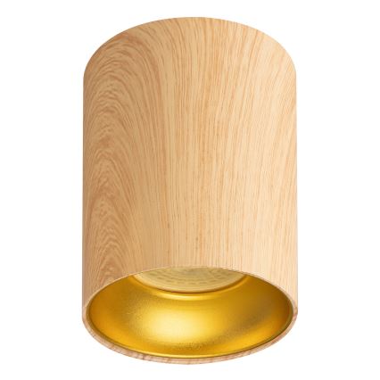 Brilagi - LED RGBW ściemnialna oprawa punktowa TRINE 1xGU10/30W/230V 2700–6500K Wi‑Fi, wykończenie w dekorze dębu