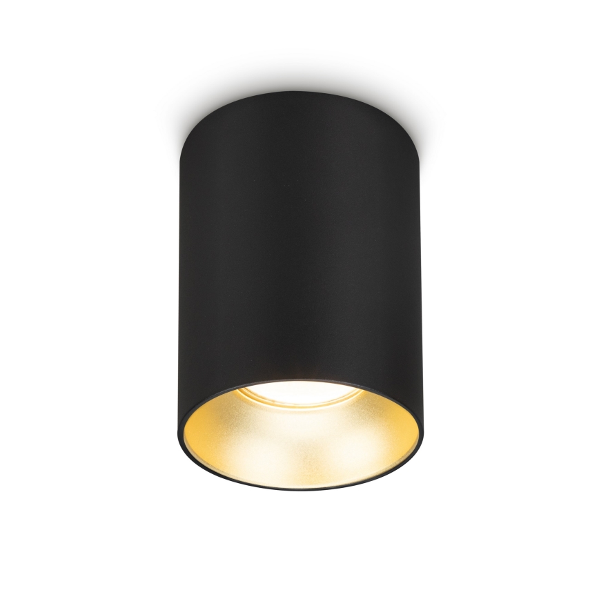 Brilagi - LED RGBW ściemnialna oprawa punktowa TRINE 1xGU10/4,8W/230V 3000K czarna/złota + pilot zdalnego sterowania