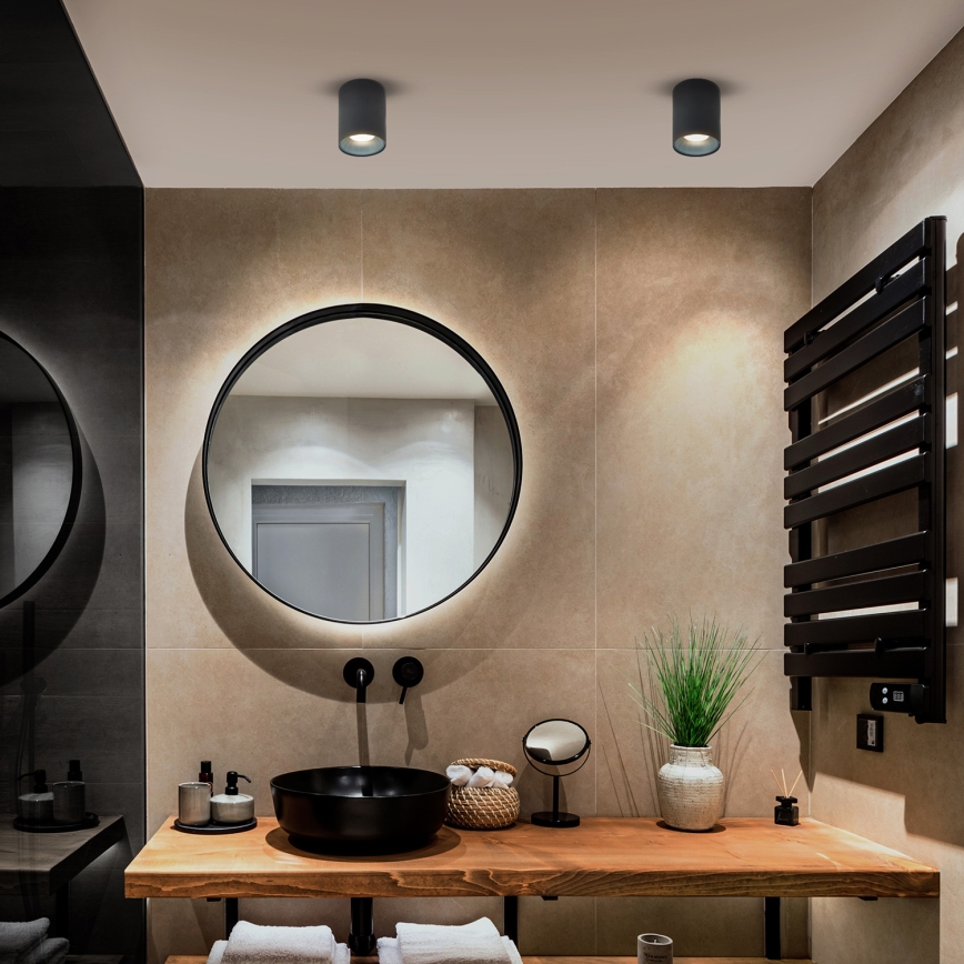 Brilagi - LED RGBW ściemnialna oprawa punktowa TRINE 1xGU10/6W/230V 3000K antracyt + pilot zdalnego sterowania