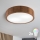 Brilagi - LED RGBW Ściemnialna oprawa sufitowa CARVALHO 2xE27/9W/230V 2700-6500K Wi-Fi dąb śr. 37,5 cm