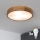 Brilagi - LED RGBW Ściemnialna oprawa sufitowa CARVALHO 3xE27/9W/230V 2700-6500K Wi-Fi dąb śr. 47,5 cm