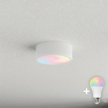 BRILAGI - LED RGBW ściemnialna oprawa sufitowa CLARE 1xE27/12W/230V 2700-6500K średnica 20 cm biała