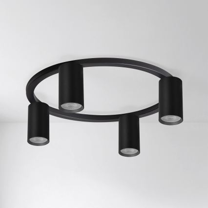 Brilagi - LED RGBW ściemnialna oprawa sufitowa SELE 4xGU10/6,5W/230V 2700-6500K czarna