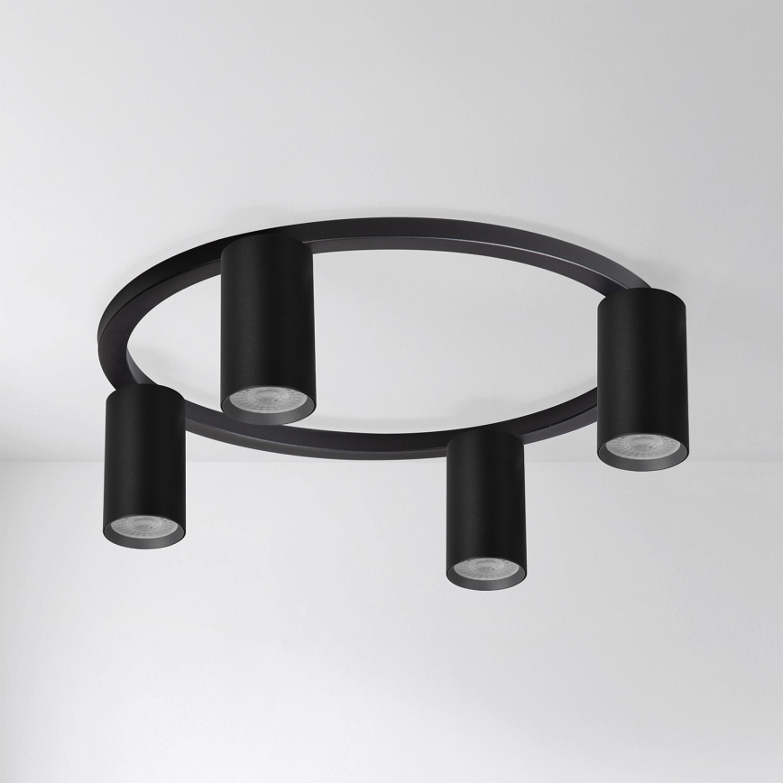 Brilagi - LED RGBW ściemnialna oprawa sufitowa SELE 4xGU10/6,5W/230V 2700-6500K czarna