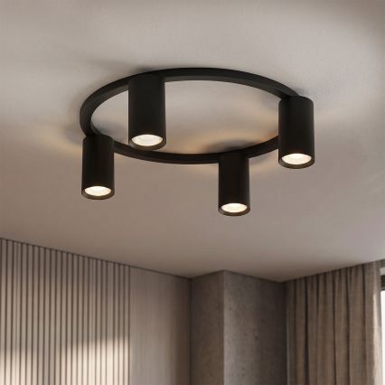 Brilagi - LED RGBW ściemnialna oprawa sufitowa SELE 4xGU10/6,5W/230V 2700-6500K czarna