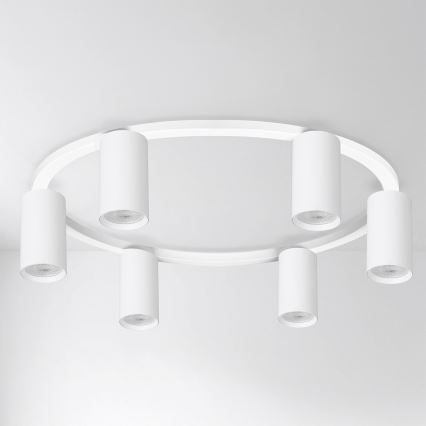 Brilagi - LED RGBW ściemnialna oprawa sufitowa SELE 6xGU10/6,5W/230V 2700-6500K biała + pilot zdalnego sterowania