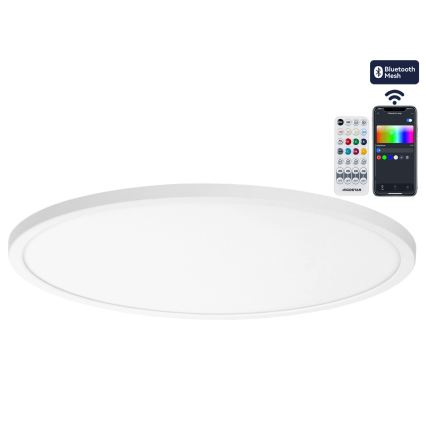 Brilagi - LED RGBW ściemnialna oprawa sufitowa VIBE LED/36W/230V 3000-6500K Ø 40 cm biała + pilot zdalnego sterowania
