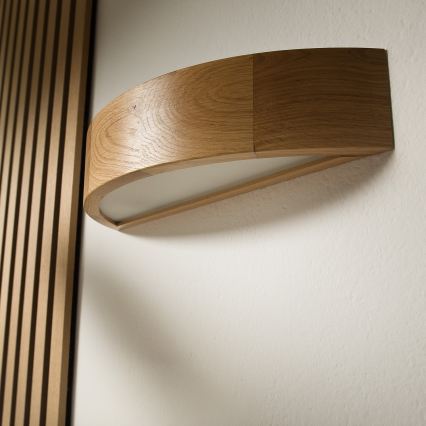 Brilagi - LED RGBW ściemnialny kinkiet CARVALHO 1xE27/15W/230V 2700-6500K Wi-Fi dąb