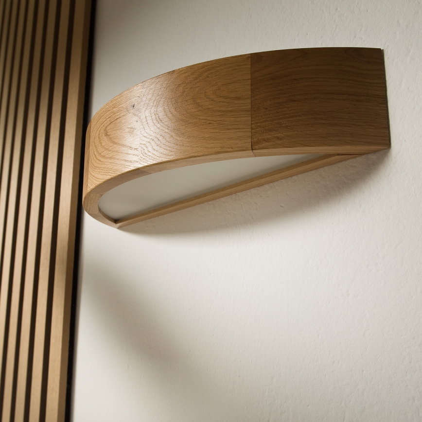 Brilagi - LED RGBW ściemnialny kinkiet CARVALHO 1xE27/15W/230V 2700-6500K Wi-Fi dąb