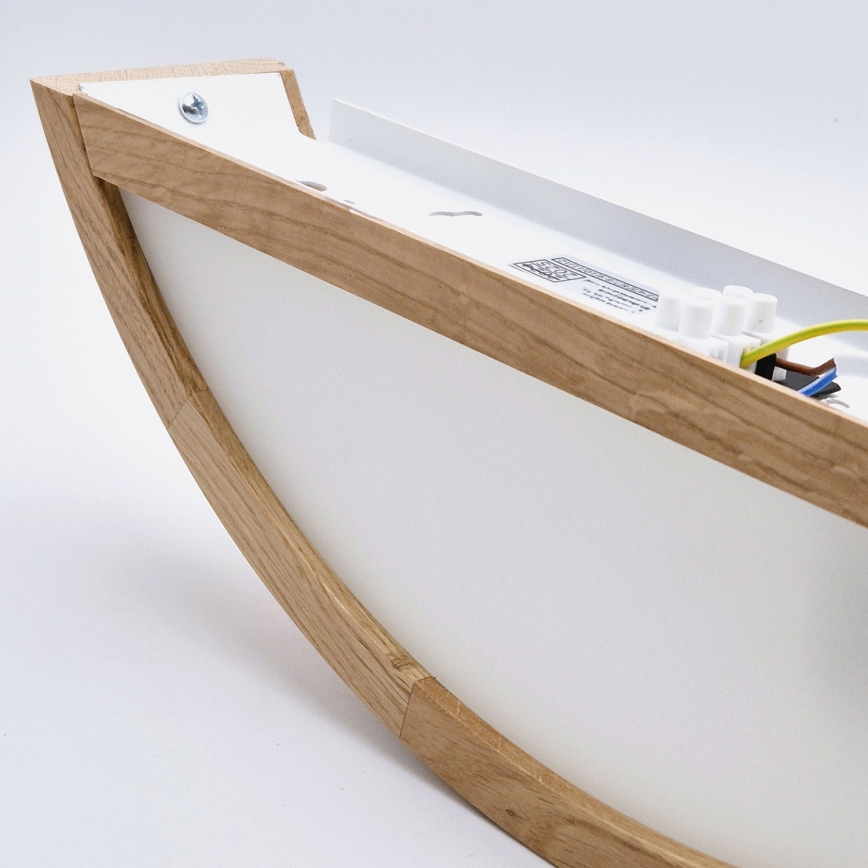 Brilagi - LED RGBW ściemnialny kinkiet CARVALHO 1xE27/15W/230V 2700-6500K Wi-Fi dąb